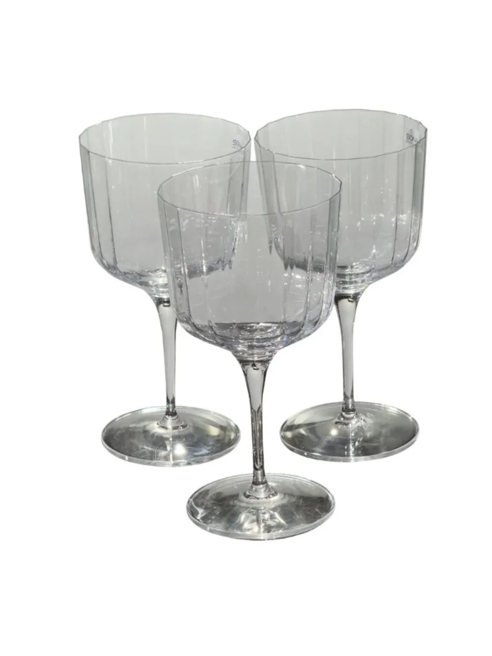 Luigi Bormioli Bach Gin Glasses Set Of 3 - 20.4oz Titanium Reinforced Crystal